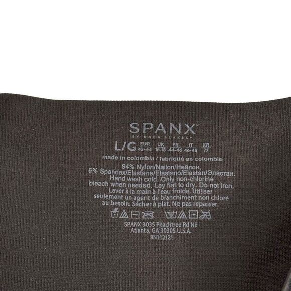 Spanx look at me now brown and black animal print shaping leggings size L - Picture 7 of 11